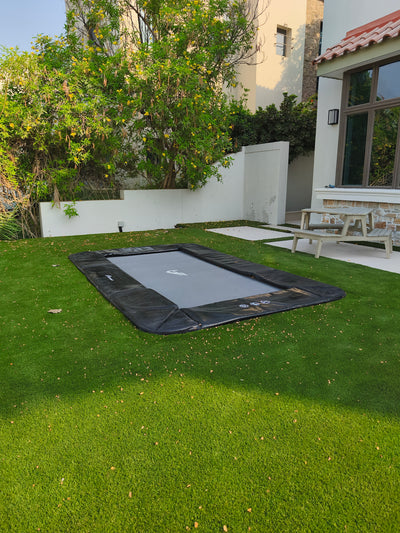 Primus 10x6 Black Inground Trampoline, Jumeirah Golf Estate UAE